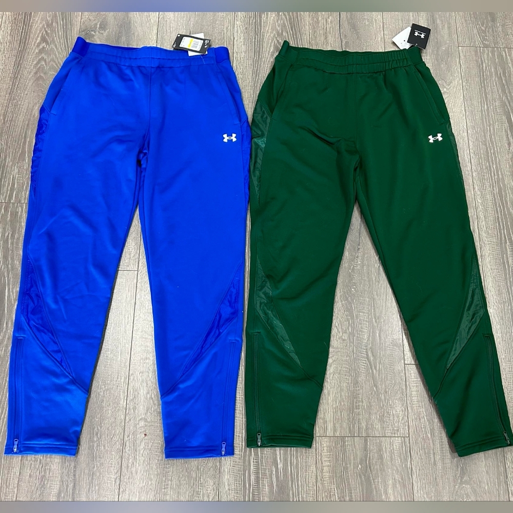 2 pack Under Armour women's UA command warm-up pants size M